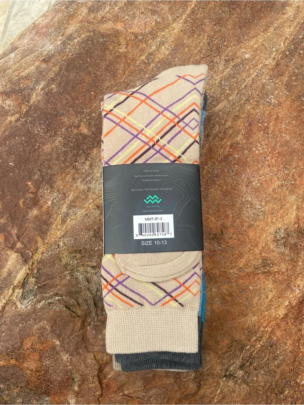 Mio Marino Funky Men’s Dress Socks - 4 Pack Size 10-13 NEW!